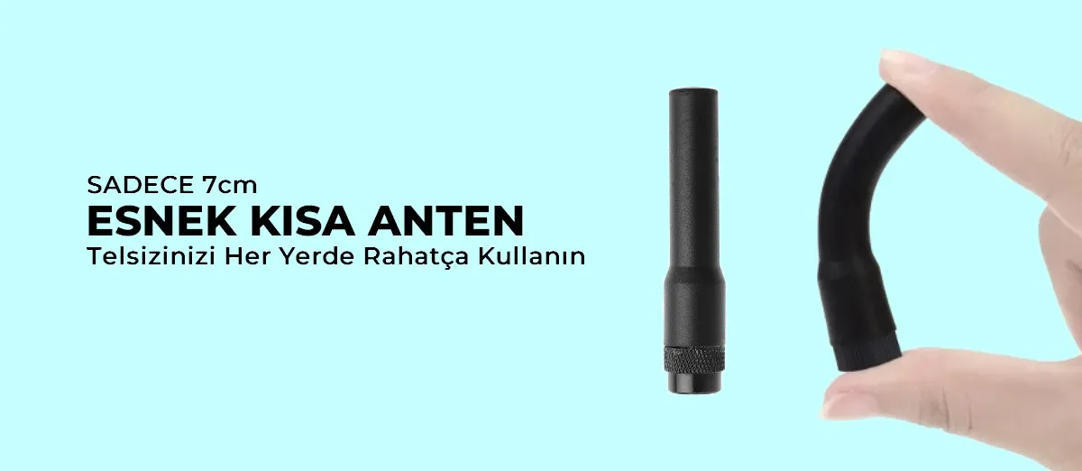 7cm Dual Band El Telsiz Anteni SMA Erkek SF20