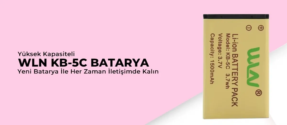 KB-5C Batarya 3.7v 1500mAh