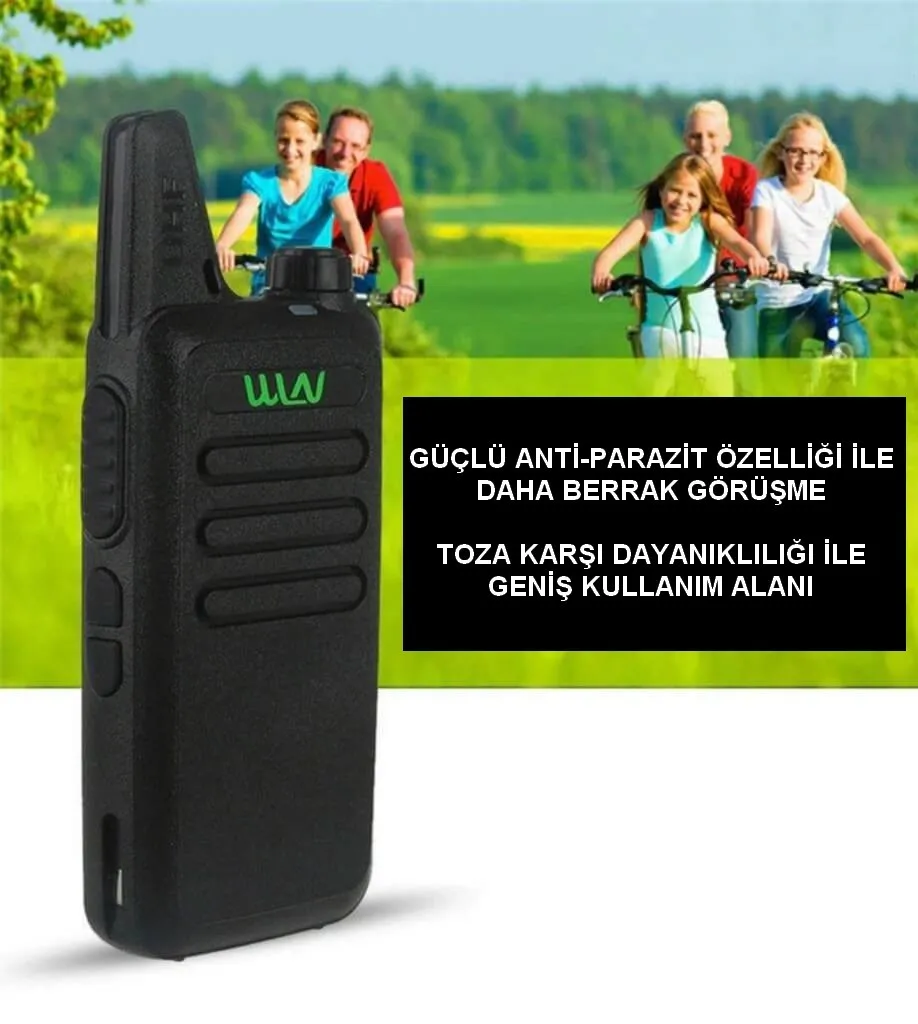 2li Wln KD-C1T Pmr 446 El Telsizi Kulaklık Hediyeli Set