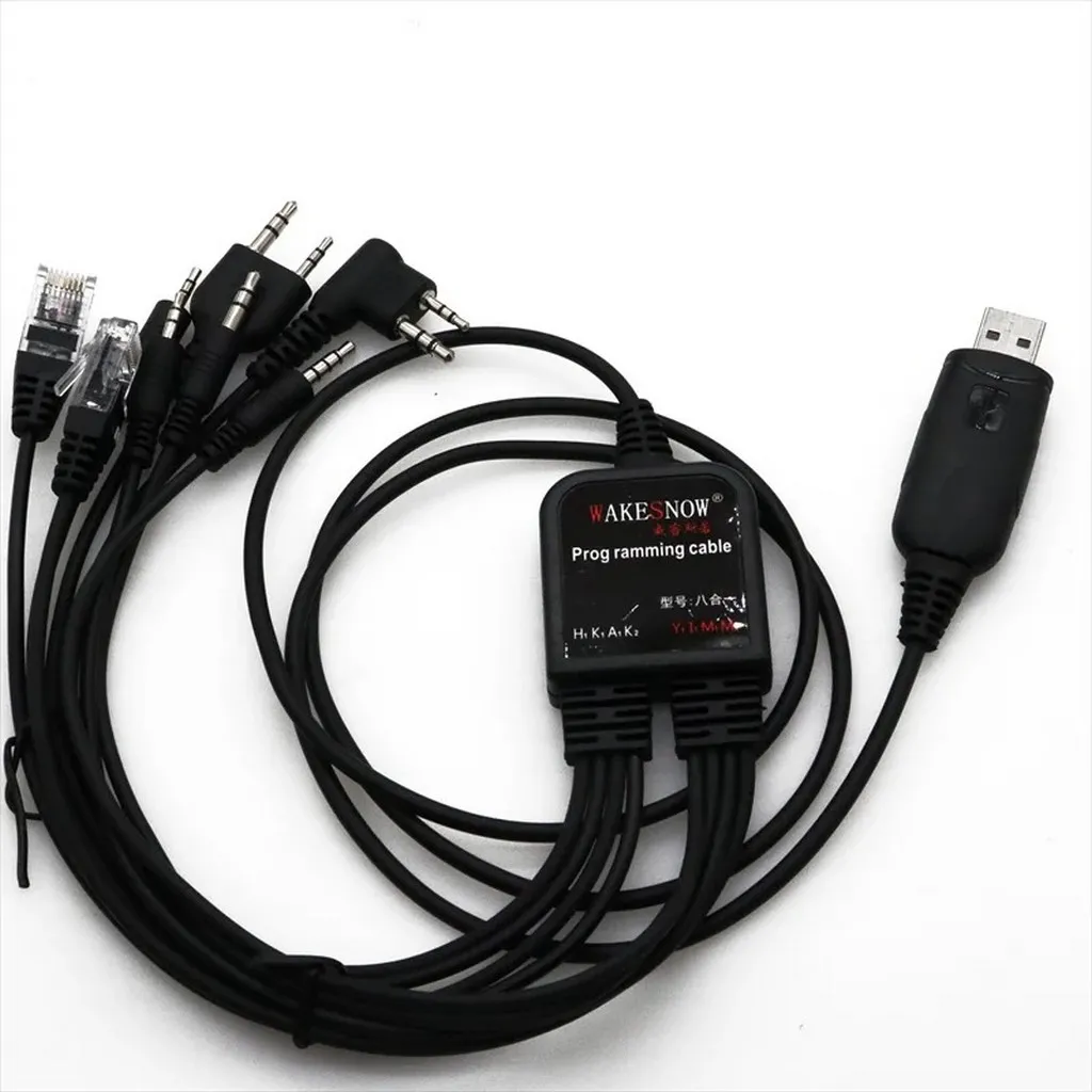 8in1 Analog Telsiz Programlama Kablosu Motorola Icom Hyt Vertex Yaesu..