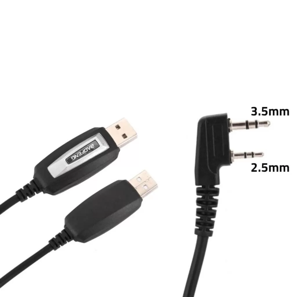 Analog Telsiz Programlama Kablosu+Cd Baofeng TYT Wln Mars..Uyumlu K Tip