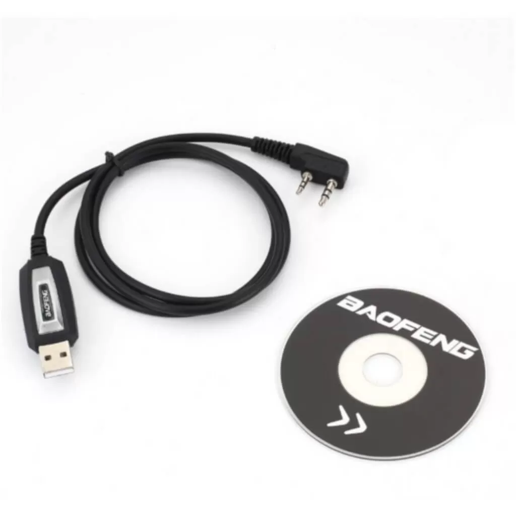 Analog Telsiz Programlama Kablosu+Cd Baofeng TYT Wln Mars..Uyumlu K Tip