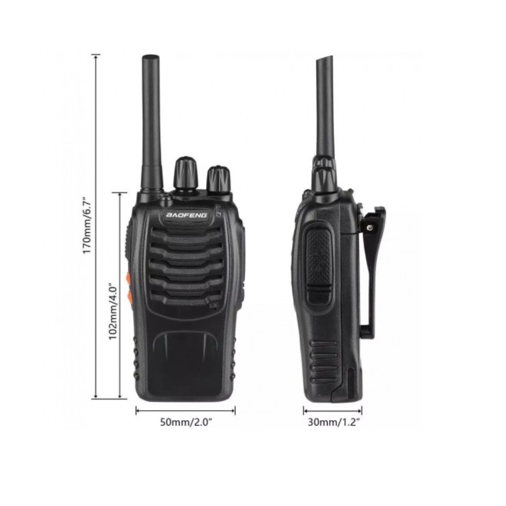 Baofeng BF-88E Lisanssız PMR 446 El Telsizi Kulaklık Dahil 2li Set