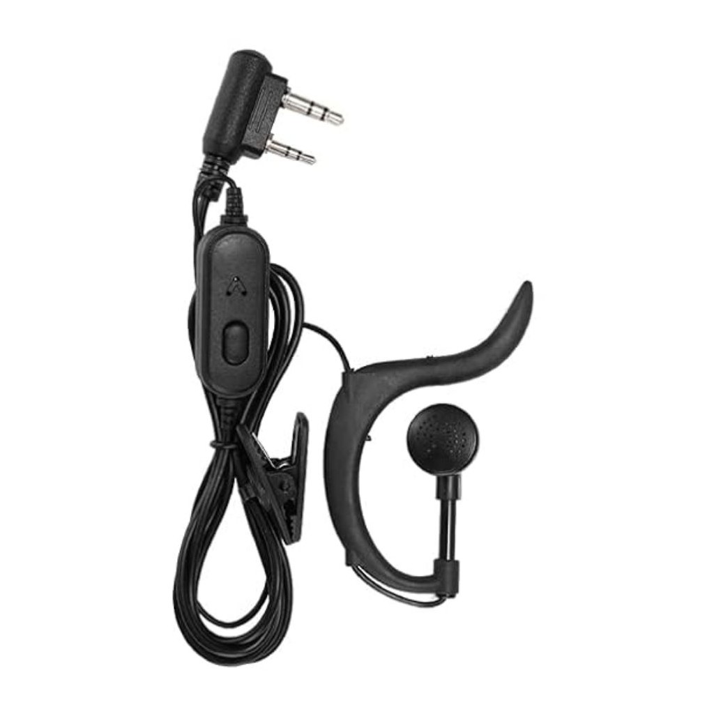 Baofeng BF-E88 / BF-88E Bas Konuş Mikrofonlu Telsiz Kulaklığı K Tip