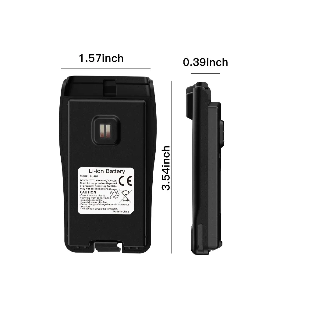 Baofeng E88 Telsiz Bataryası, E88 Telsiz Pili, BL-A88 Type-c Batarya 3.7v 1200mAh
