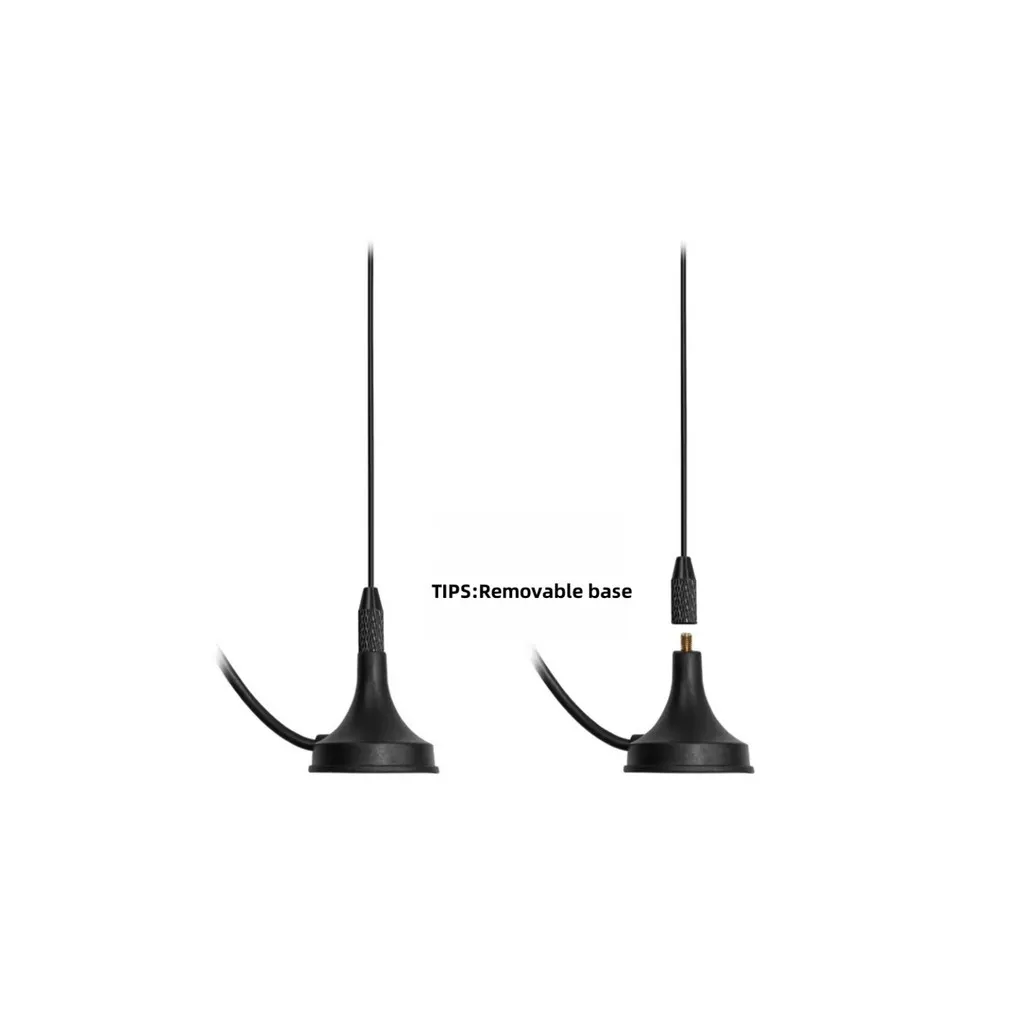 Manyetik Diplikli 3mt Kablolu SMA Dişi Soketli El Telsiz Anteni, Araç Anteni UT-106