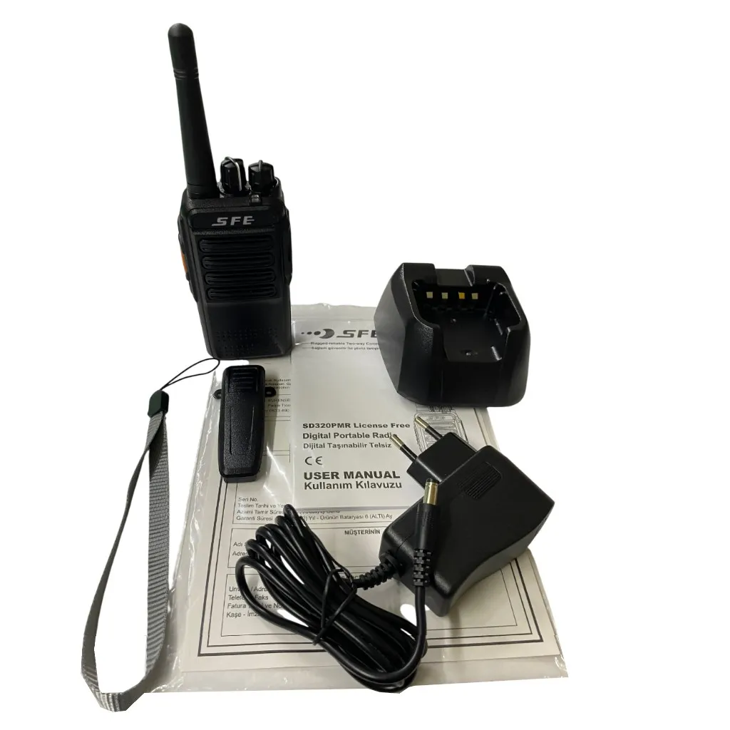 Sfe SD-320 Dijital Analog PMR 446 Lisanssız El Telsizi