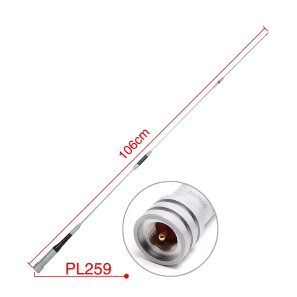 SuperGainer SG-7500 Dual Band Araç Telsiz Anteni 144/430 Mhz