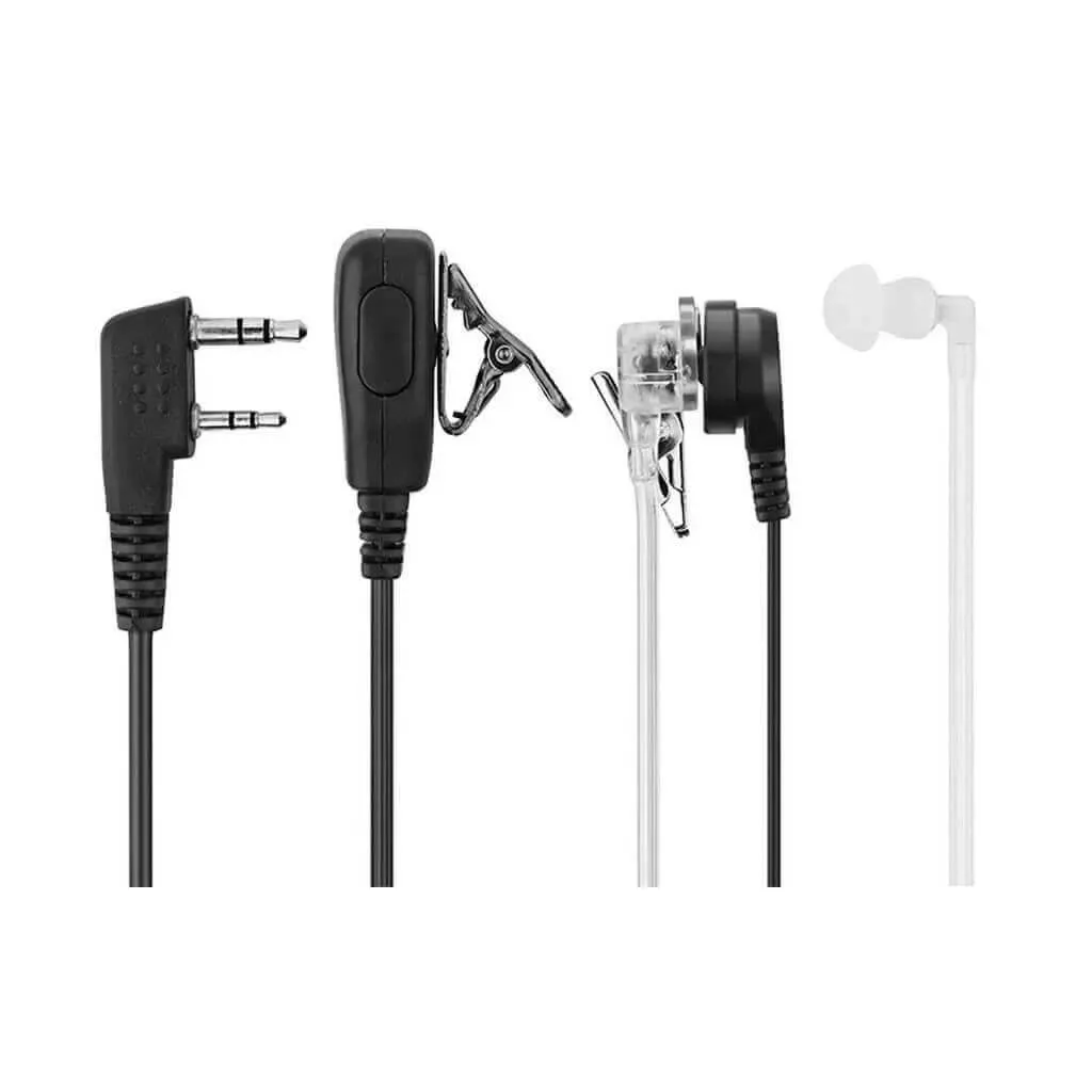 TID TD-M11 El Telsiz İçin Şeffaf Spiral Ajan Tip Telsiz Kulaklığı