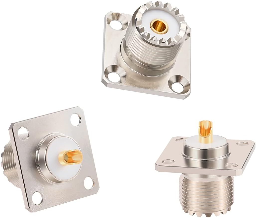 UHF SO-239 Şase Tip Konnektör Kare