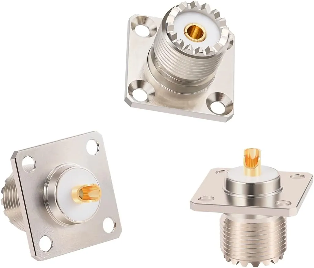 UHF SO-239 Şase Tip Konnektör Kare