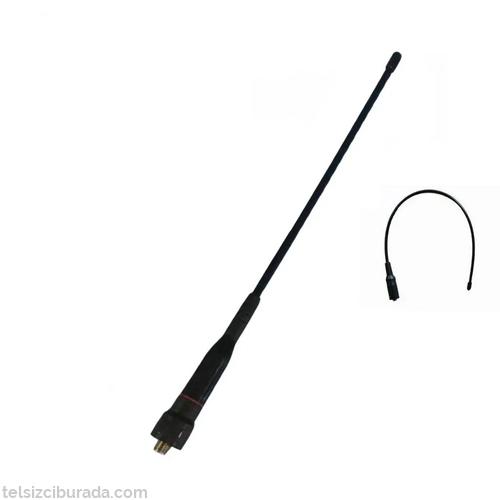 Esnek Katlanabilir El Telsiz Anteni 23cm Sma Dişi