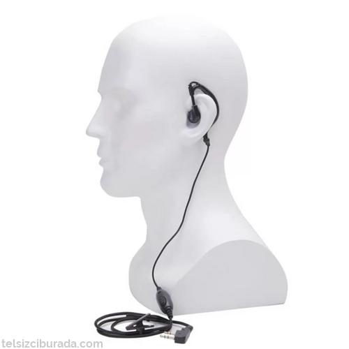 Sfe Telsiz Kulaklık Bas Konuş Düğmeli