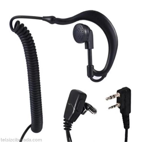 Spiral Kablolu Telsiz Kulaklık Mars Sfe Wln Teknoben Uyumlu