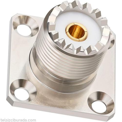 UHF SO-239 Şase Tip Konnektör Kare