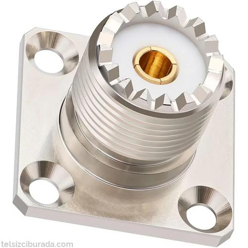 UHF SO-239 Şase Tip Konnektör Kare
