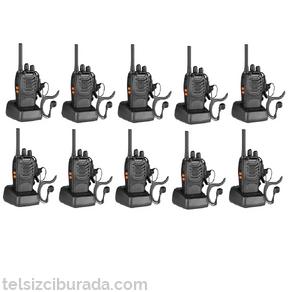 10lu Baofeng BF-88E PMR 446 El Telsiz Kulaklık Hediyeli Set
