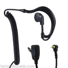 Aselsan MT975, MT690, PM-865 Bas Konuş Mikrofonlu Telsiz Kulaklığı