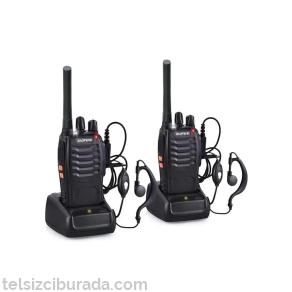 Baofeng BF-88E PMR 446 El Telsiz Kulaklık Hediyeli 2li Set