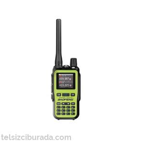 BAOFENG UV-5R Mini Dual Band Telsiz (VHF/UHF) – 5W Güç, Bluetooth, Type-C Şarj YEŞİL