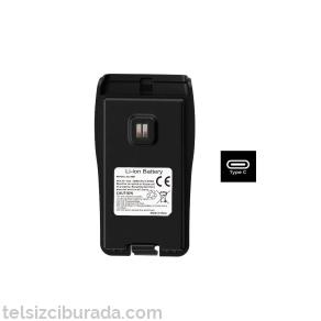 BL-A88 Type-C Şarjlı Telsiz Bataryası 1200mAh 3.7V | Baofeng E88 Uyumlu Yedek Pil