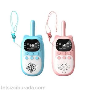 Çok Fonksiyonlu Çocuk Telsizi Walkie Talkie İnterkom 2li Paket