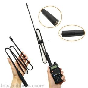 Katlanır Bükülebilir El Telsiz Anteni - SMA Dişi Uyumlu 47cm