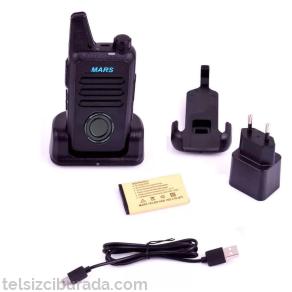 Mars Pro Dijital PMR 446 Hayalet Ekranlı El Telsizi | Profesyonel UHF Telsiz