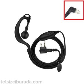 Motorola RT-2 CP-040 CP-88 CP-300 DP-1400 Uyumlu Kulaklık | Örgü Tip Mikrofonlu Telsiz Kulaklığı