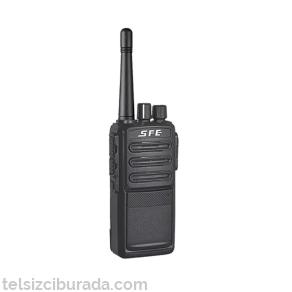 PMR 446 El Telsizi SFE S500 16 Kanal Güvenlik Şantiye Fabrika Saha Telsizi