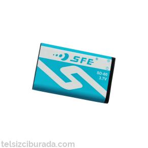 SFE 618 El Telsizi Bataryası SD-60 | Şarjlı Uzun Ömürlü Telsiz Pili Yedek Batarya