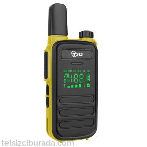 TID TD-M11 Suya Dayanıklı PMR 446 El Telsiz - Sarı