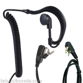 TYT UV-88, UV-98, UV-99, UV-8000D Spiral Kablolu Telsiz Kulaklığı