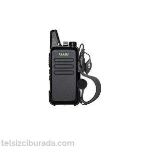 Wln KD-C1T PMR 446 Türkçe Konuşan El Telsiz Kulaklık Hediyeli Set | Tekli Paket