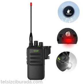 WLN PMR 446 Ledli IP67 Su Geçirmez Sportif El Telsiz, 72S Bekleme 12S Konuşma Kulaklık Hediyeli.